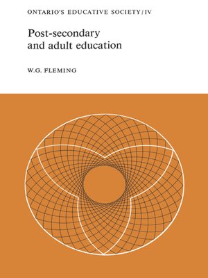 cover image of Post-secondary and Adult Education